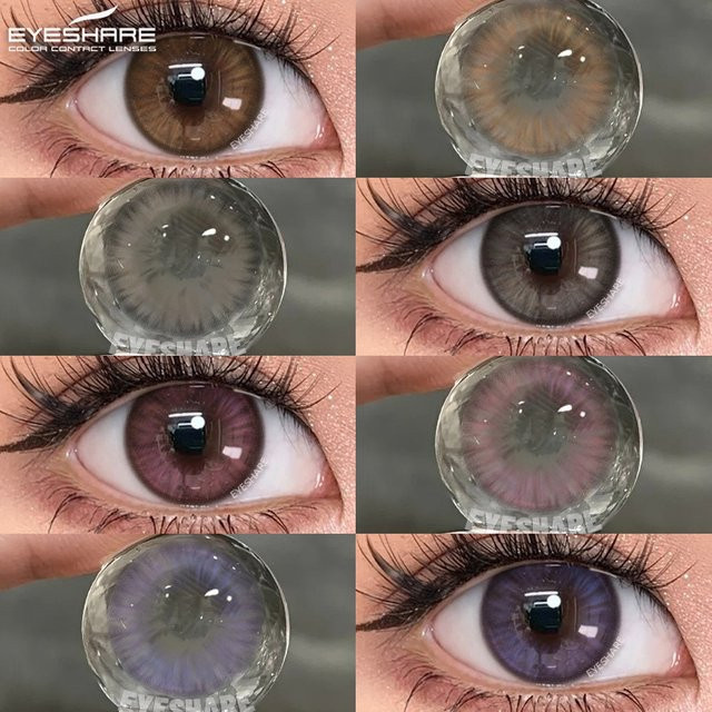 EYESHARE Kontaktlinsen, braun, 1 Paar - Bild 1