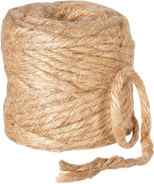 Rayher Jutegarn in Natur/Beige, 30 m Länge, 6 mm Dicke - Bild 1