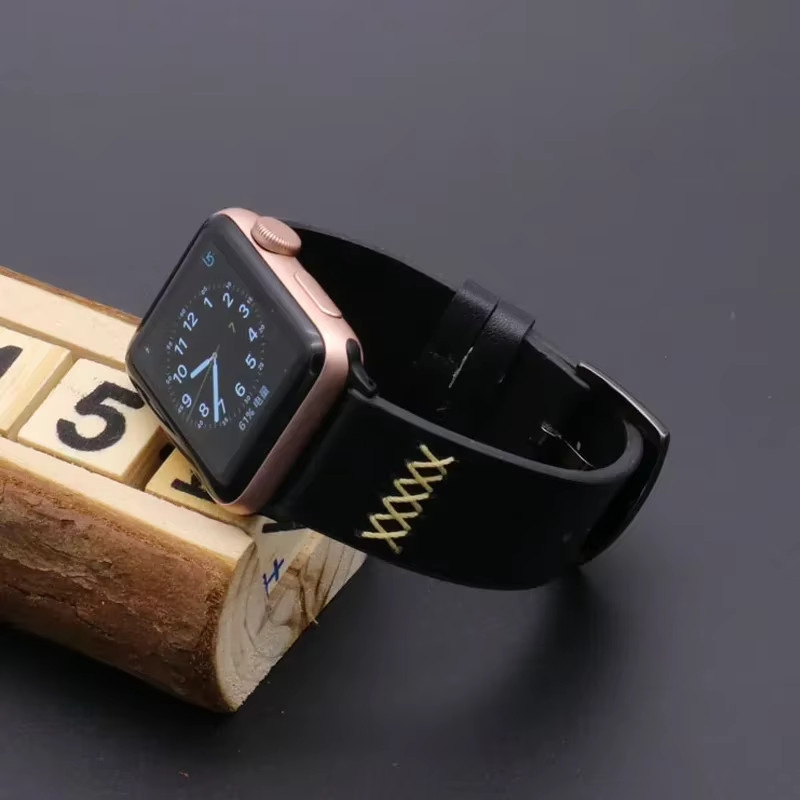 PEO Uhrenarmband Echtleder, Unisex - Bild 2