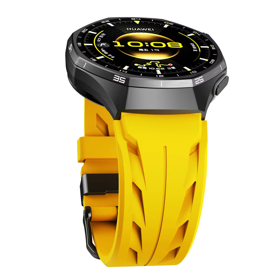 Huawei Uhrenarmband Silikon, 22 mm, Schwarz, Unisex - Bild 1