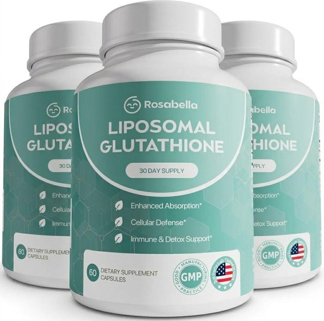 Rosabella Liposomales Glutathion, 500 mg, 3er Pack - Bild 1