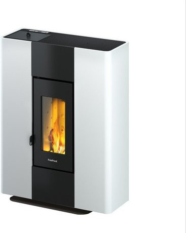 Freepoint Pelletofen Roxy Stand in Weiß mit 7 kW Leistung und WiFi-Funktion - Bild 3