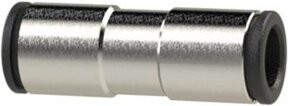 Riegler Gerader Verbinder Value Line aus Messing für Schlauch-Außen-Ø 12 mm, Silber - Bild 1