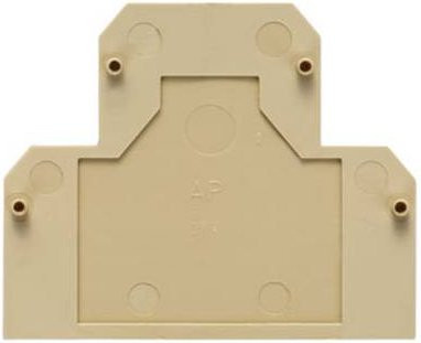 Weidmüller Abschlussplatte 0359260000 beige 20 Stück - Bild 1