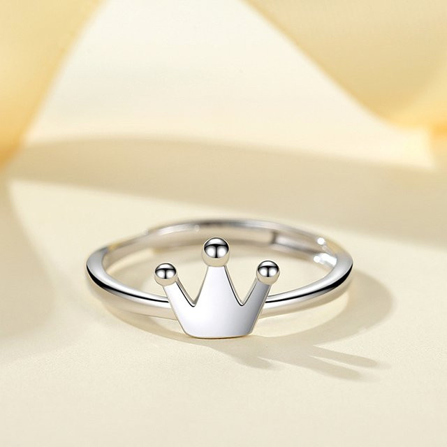 GaGa-Duck Ring, 925 Silber, Krone, Unisex - Bild 1