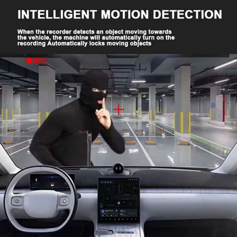KVANNO Dashcam Full HD 1080P mit Ultraweitwinkel, Nachtsicht und G-Sensor in Schwarz - Bild 6