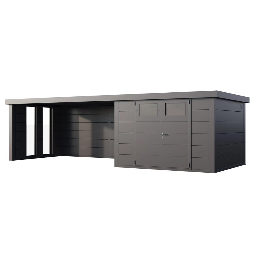 Telluria Gerätehaus Classico in Silber mit Außenmaß B: 812 cm, H: 219 cm, T: 318 cm - Bild 2