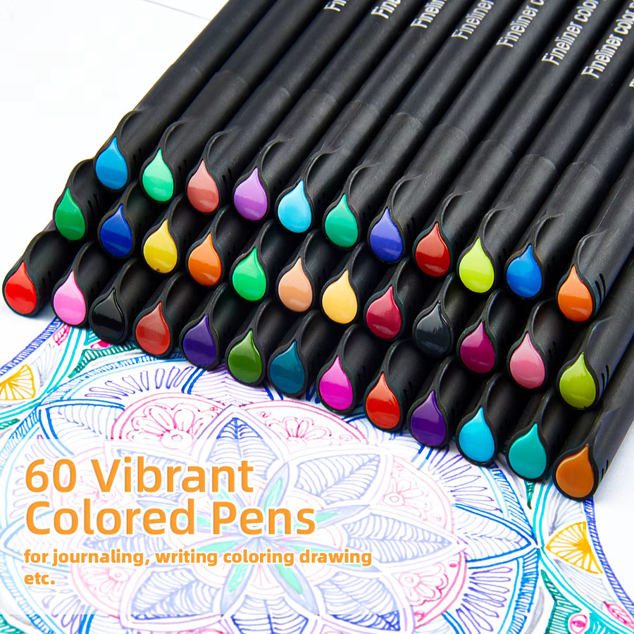 SHANDS Fine Liner Farbstifte mit 0,4 mm Spitze in Multicolour zum Skizzieren und Gestalten - Bild 3