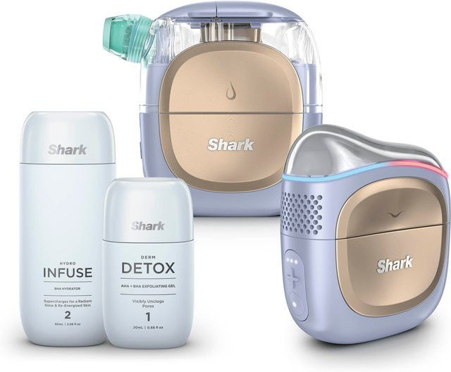 Shark FacialPro Glow Hydro Gesichtspflegesystem, Blau, Unisex - Bild 1