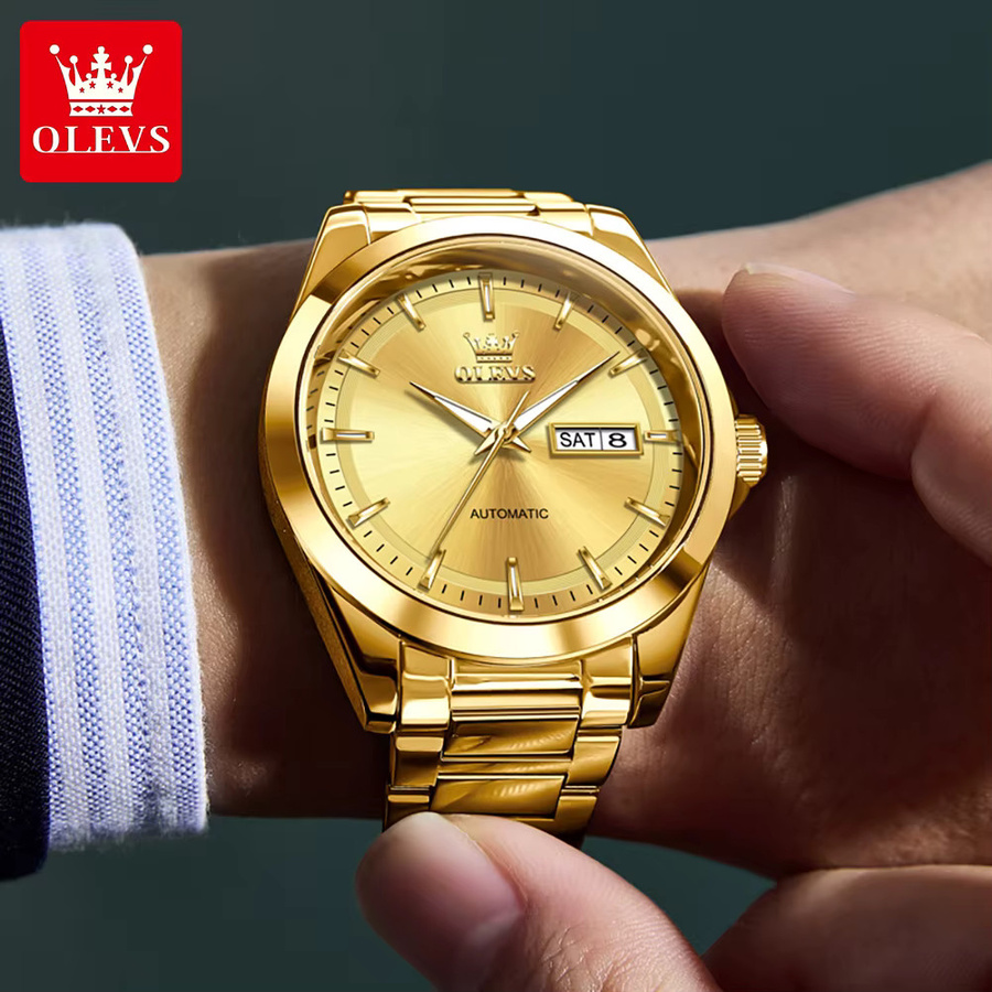 OLEVS Armbanduhr, Automatik, Stahlarmband, Herren - Bild 4