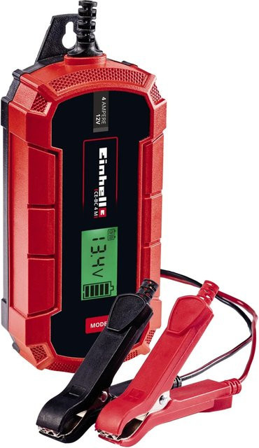 Einhell Batterie-Ladegerät CE-BC 4 M Kfz-Ladegerät 4A in Rot - Bild 1
