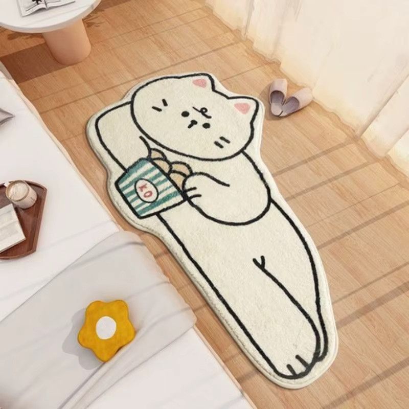 VIKAMA Cartoon-Teppich im minimalistischen Stil für Wohnzimmer und Nachttisch - Bild 1