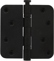 Intersteel Scharnier aus Edelstahl in Schwarz, B/H/D: 8,9 x 8,9 x 0,25 cm, belastbar bis 70 kg - Bild 1