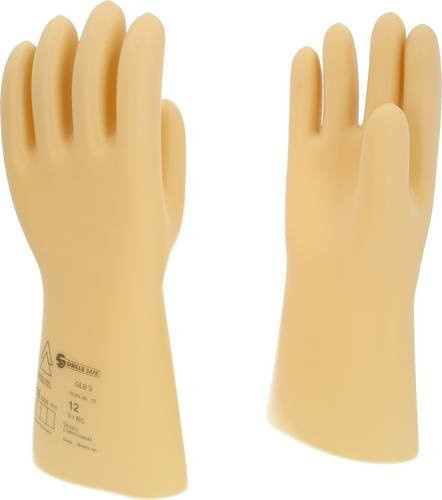 KS Tools Elektriker-Schutzhandschuhe aus Latex, Klasse 3, Farbe: Weiß - Bild 1