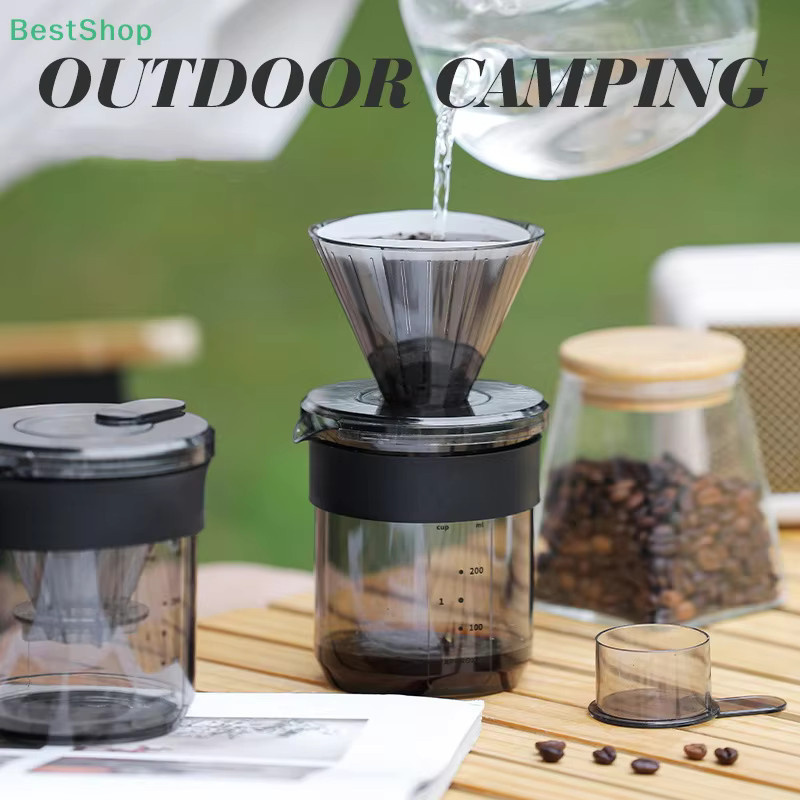 HNKMP 3-in-1 Kaffeemaschine zum Übergießen mit Skala und Aufbewahrungsbecher für Reisen und Camping - Bild 2