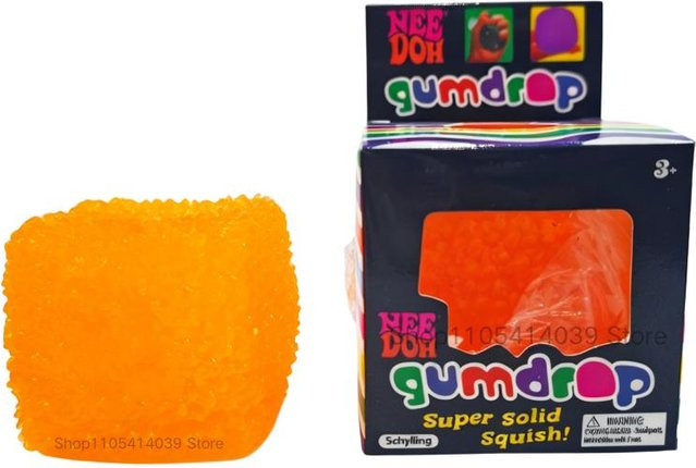 Schylling Nee Doh Maltose Orange, Würfel, Weiches Spielzeug - Bild 1