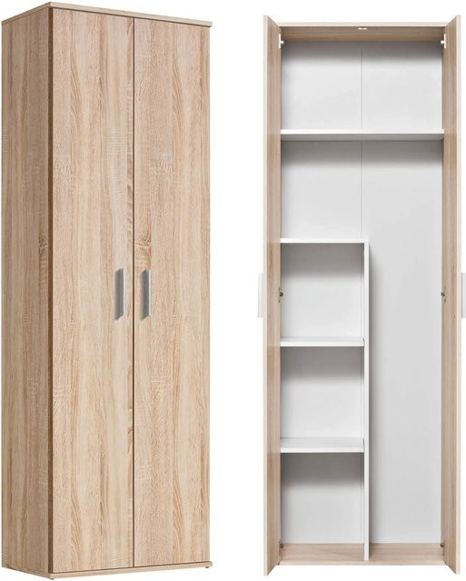 mokebo Besenschrank als Mehrzweckschrank in Eiche Braun, H x B x T: 180 x 60 x 34 cm - Bild 1