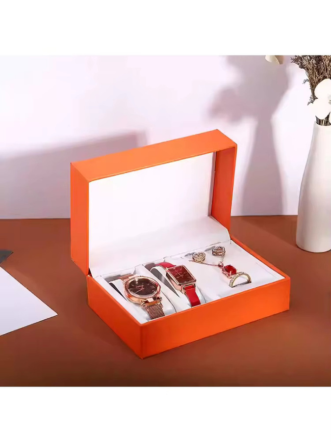 CAOWTAN Uhrenbox, PU-Leder, Damen und Herren - Bild 3