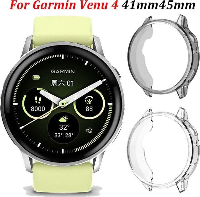 Garmin Displayschutzfolie, Silikon, transparent, Smartwatch Zubehör - Bild 1
