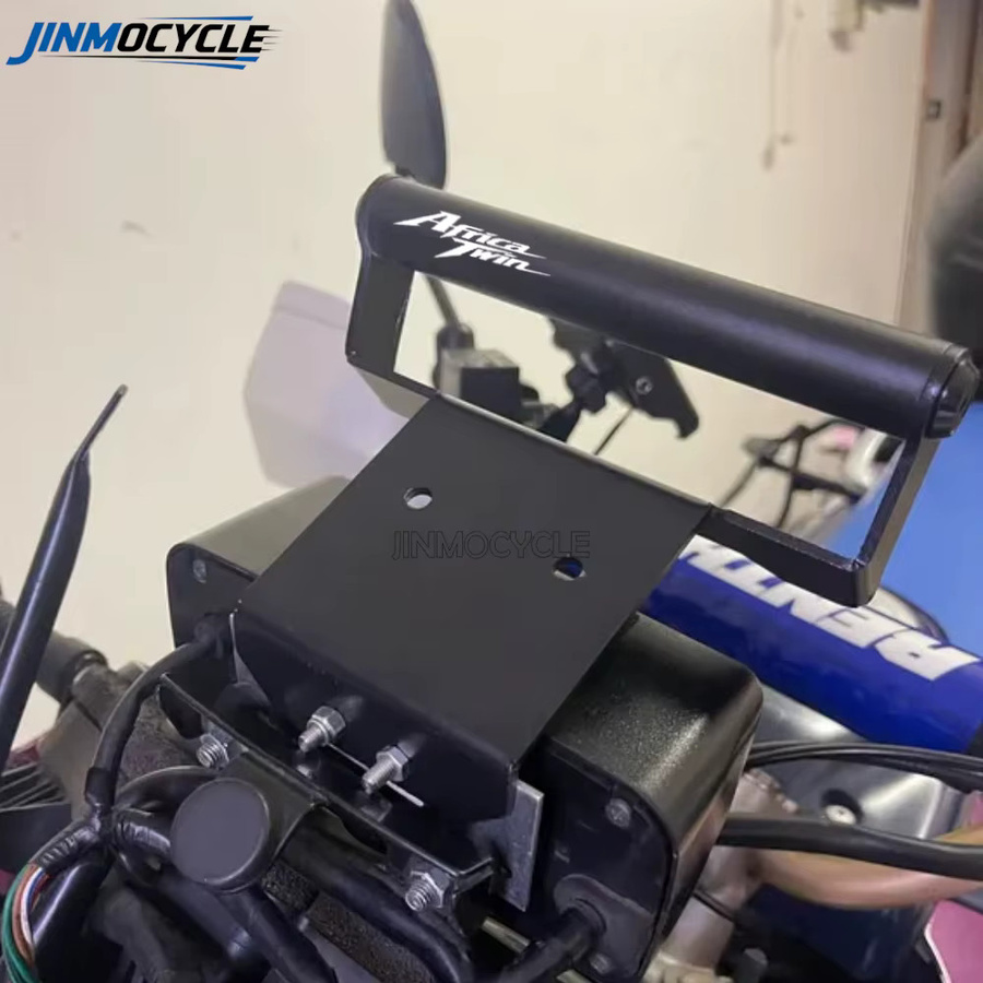 JINMOCYCLE Navigationshalterung für Honda XRV750 Africa Twin RD07 in Schwarz als Handy- und GPS-Halterung - Bild 2
