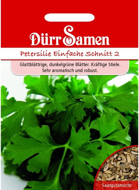 Dürr Petersilie Einfache Schnitt Saatgut 2 g - Bild 1