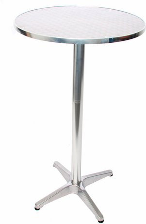 MVG Bistrotisch MVG-HA026 höhenverstellbar silberfarben Durchmesser: 60 cm, Höhe: 70 bis 110 cm - Bild 1