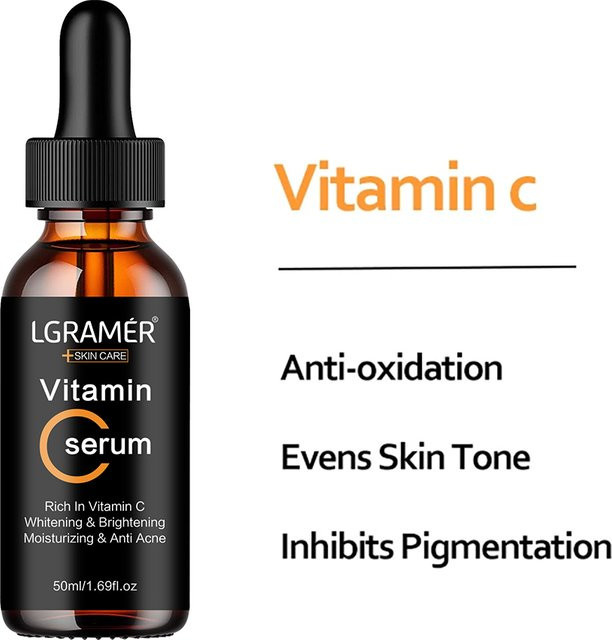 LGRAMER Gesichtsserum mit Vitamin C und Hyaluronsäure - Bild 1