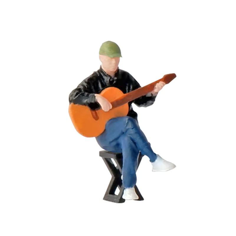 Kicarmod Gitarren mann Modell Figur Diecast Maßstab 1/64 - Bild 4