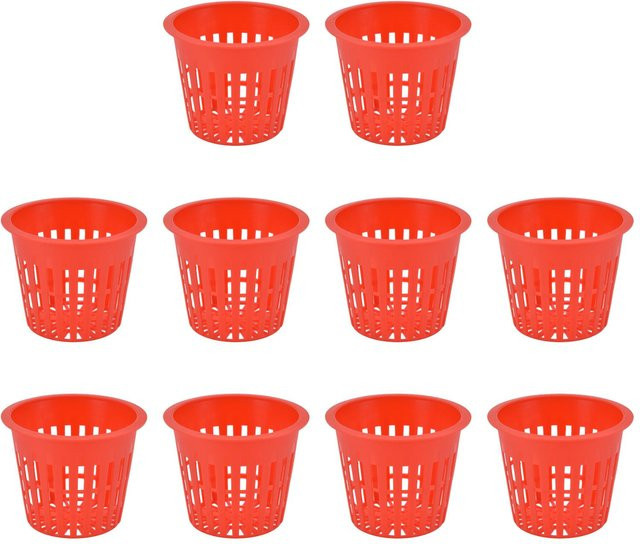 10er Set Neoglint Pflanzkörbe aus Kunststoff für Hydrokultur und Garten - Bild 1
