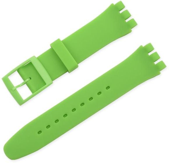 Ka Chen Muxi Uhrenarmband Silikon, 17 mm, hellgrün, Herren - Bild 1