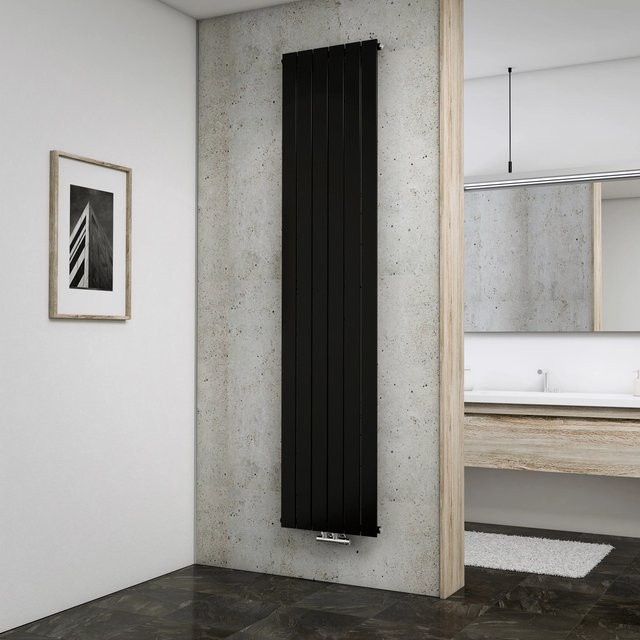 Schulte Design-Heizkörper Aachen Mittenanschluss Anthrazit 1.127 W Breite: 464,0 cm - Bild 1