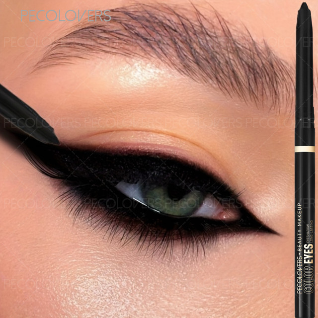 Eyeliner Gel Bleistift, Schwarz, Matt, Wasserdicht - Bild 1