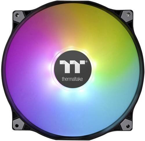 Thermaltake Pure 20 ARGB Sync PC-Gehäuse-Lüfter Schwarz mit Multicolour RGB, B/H/T: 20 x 20 x 3 cm - Bild 1