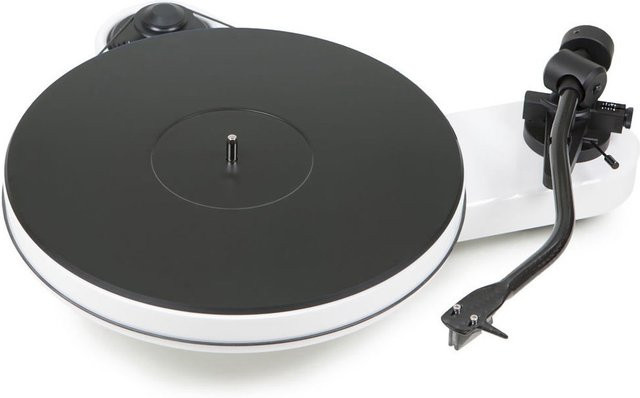Pro-Ject RPM-3 Carbon 2M Silver Plattenspieler in Weiß mit Riemenantrieb - Bild 1