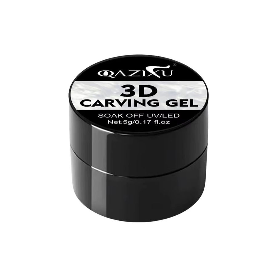 QAZIXU Pearl White Gel Nagellack, Schimmernd - Bild 6