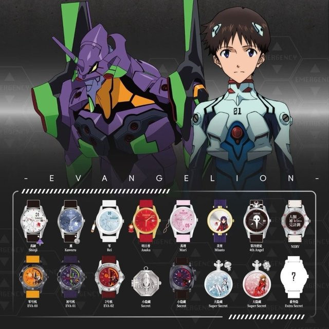 BANDAI Neon Genesis Evangelion Time Completion Plan Serie Uhr, Blind Box, Anime-Charakter-Modell Spielzeug - Bild 1