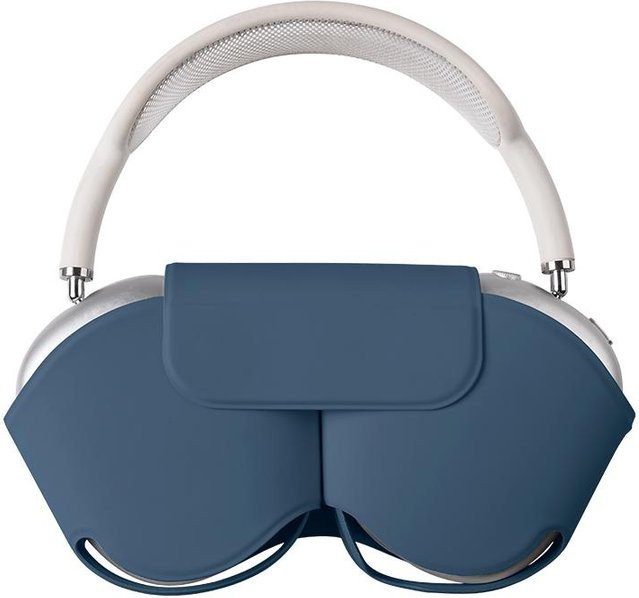 Apple AirPods Max Schutzhülle aus Leder in Blau - Bild 1