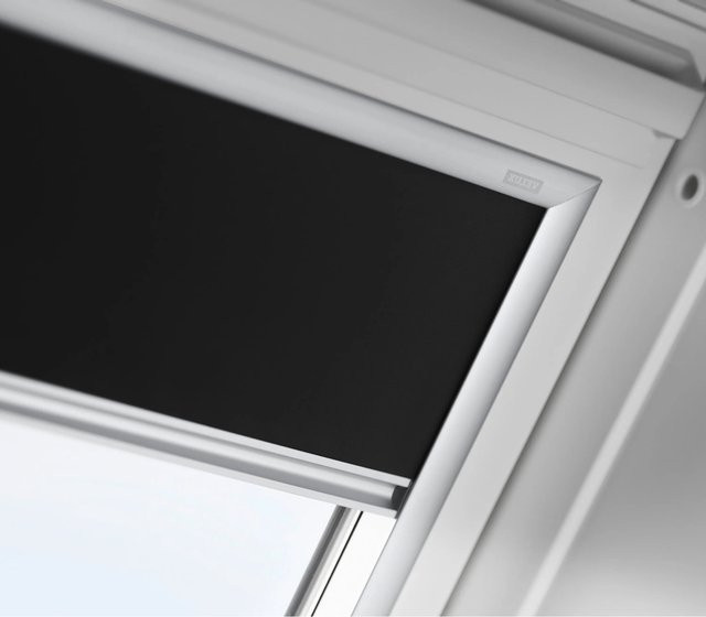 VELUX Verdunkelungsrollo Schwarz/Aluminiumfarben aus Polyester - Bild 2