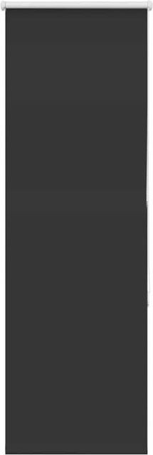 vidaXL Verdunkelungsrollo Schwarz aus Polyester, B: 50 cm, H: 130 cm - Bild 1