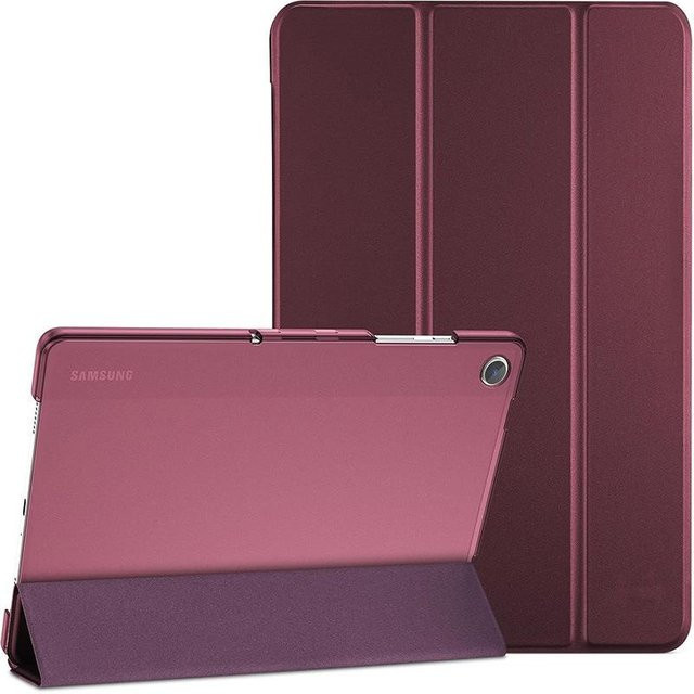 Schutzhülle für Samsung Galaxy Tab S9 S11 S10 Lite FE A11 A9 Plus in Transparent und Purple mit Ständer und harter Rückschale - Bild 1