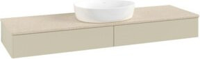 V&B Waschtischunterschrank Antao ohne Frontstruktur, Grau, B: 160 cm, T: 50 cm - Bild 1