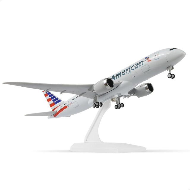 ZOCO Amerikanisches B787 Flugzeugmodell, Druckguss-Harz, 30cm - Bild 1