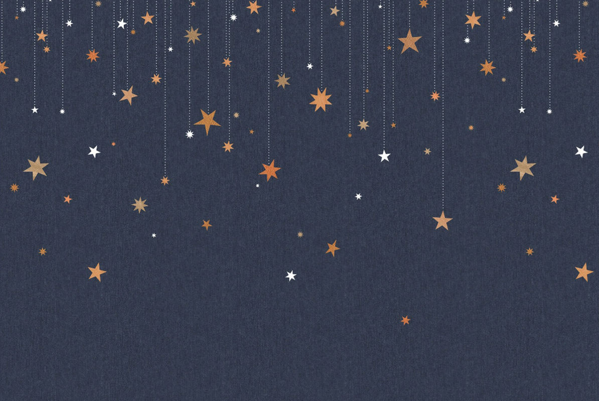 Rebel Walls Mural Stargazing Wandtattoo in Blau für Kinderzimmer mit abstraktem Design - Bild 2