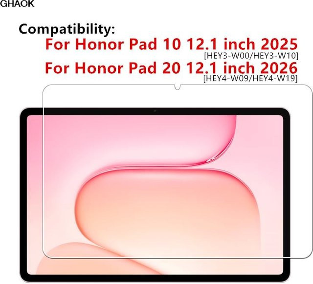 Honor Panzerglasfolie für Honor Pad 12.1 Tablet, transparent - Bild 1