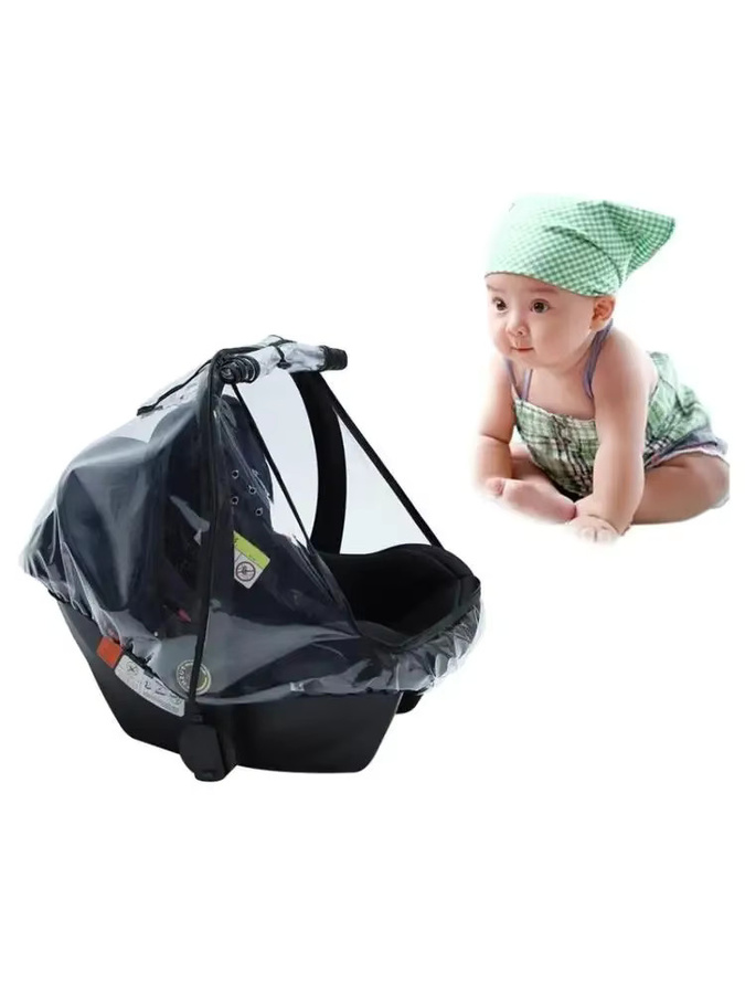 J15U Regenschutz für Kinderwagen und Babyautos aus transparentem EVA-Material - Bild 7