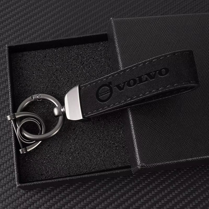 Volvo Schlüsselanhänger, Wildleder Leder, Unisex - Bild 1