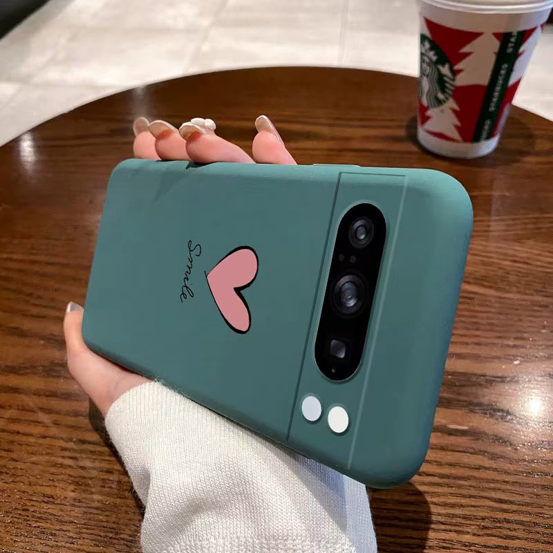 Simple Love Silikon Handyhülle für Google Pixel 8 Pro in Purple - Bild 2