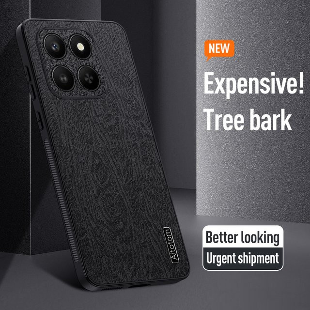 Fudusaidman Leder-Handyhülle für HONOR 500 400 Lite 300 200 100 90 80 70 60 50 Pro, stoßfeste Schutzhülle mit Linsenschutz, Blau - Bild 1