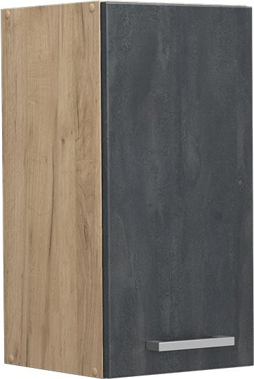 Vicco Hängeschrank R-Line Küchenschrank Schwarz Beton Eiche Breite: 30 cm, Höhe: 31 cm, Tiefe: 30 cm - Bild 1