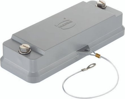 HARTING Abdeckkappe 09390245410 aus Kunststoff in Grau - Bild 1